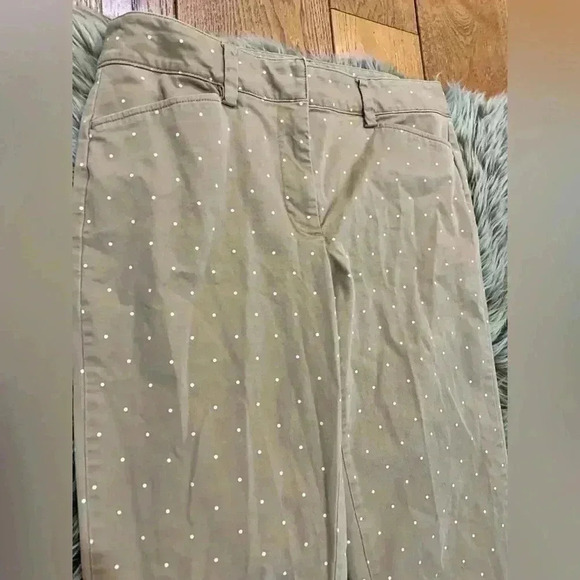 Lands End Mid Rise Straight Leg Pant Size 10 - Picture 2 of 7